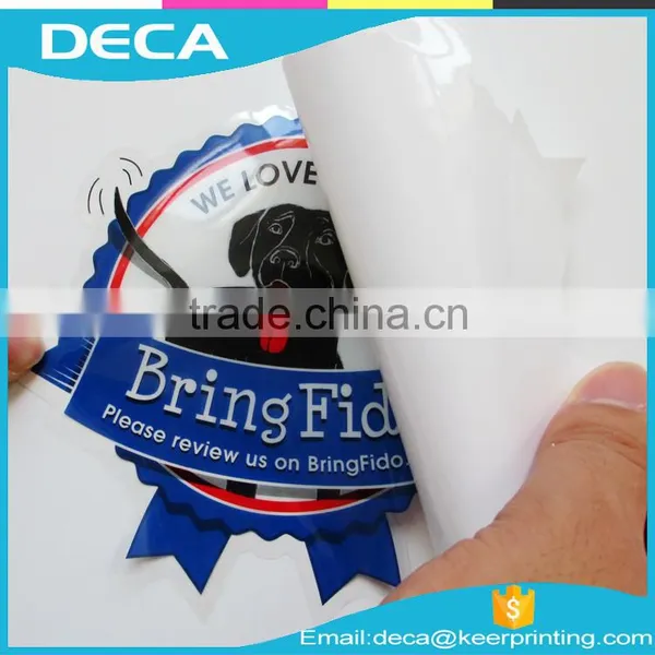Custom Window Sticker Static Sticker Clings Removable Window Decal for Window Decoration photo-2