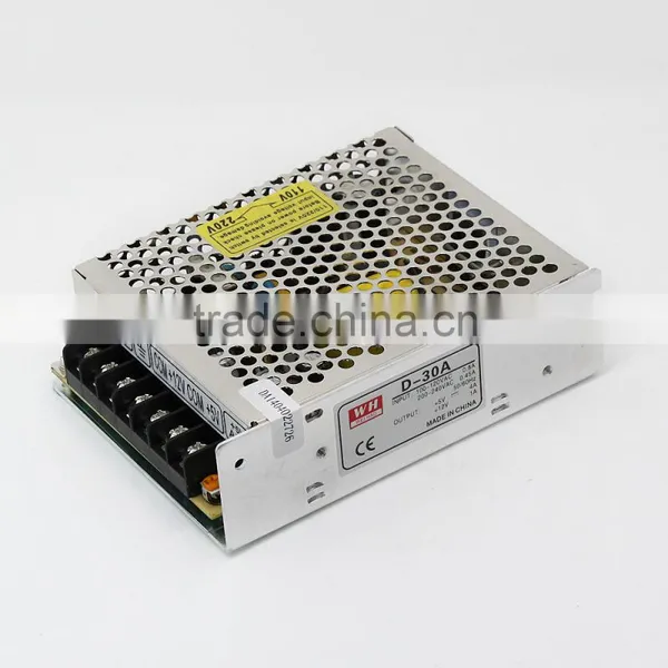 High Efficiency 30w Dual Output Switching Power Supply 12v Smps photo-2