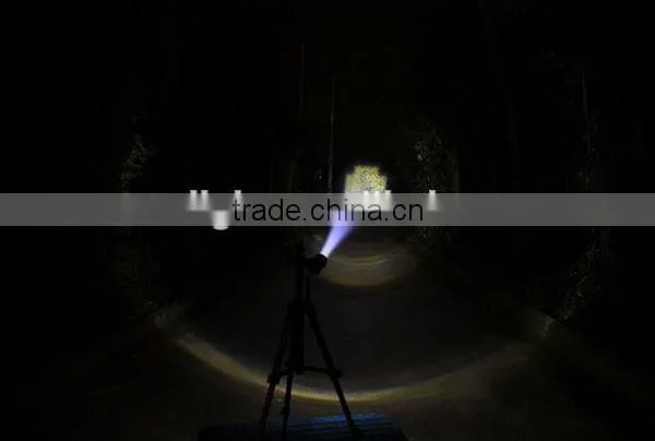 1180 Multi-function Self-defense Rechargeable Baseball Shape 2013 Police Flashlight photo-6