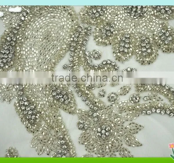 2015 Newest Tulle Dress Applique Patch RC-311 photo-3