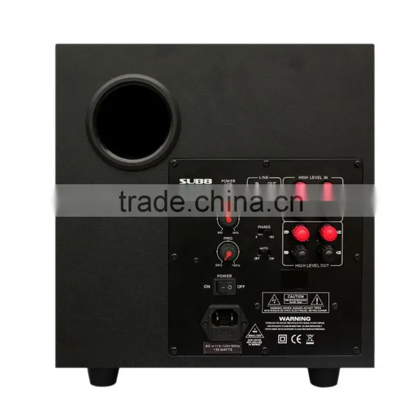 China Small Powerful Subwoofer SUB 8 Cheap Home Audio Subwoofers photo-5