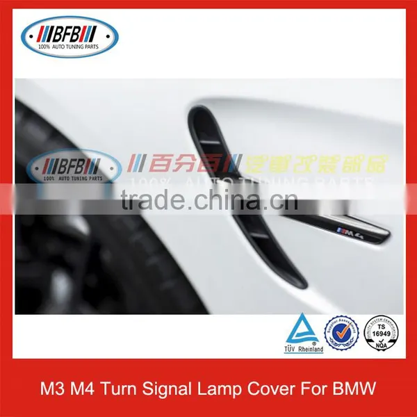 Carbon Fiber Fender Side Grill Cover For BMW M3 M4 F80 F82 Replacement Cover photo-2