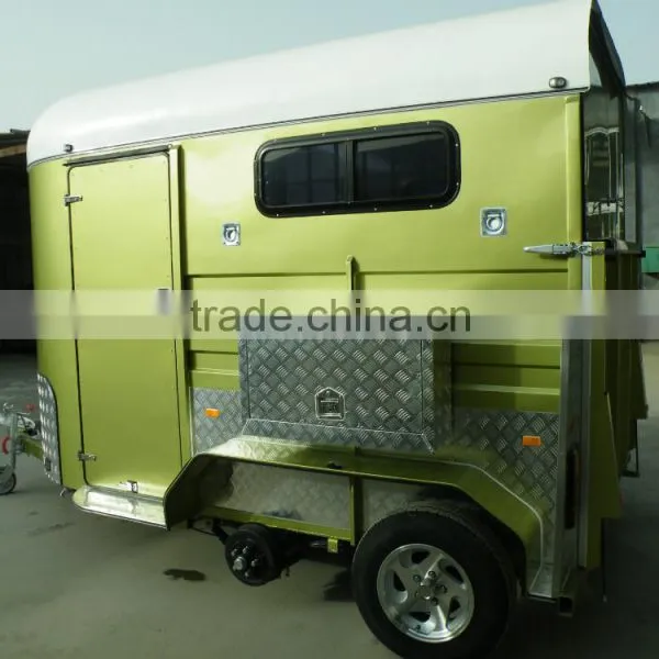 2 Horse Straight Load Trailer With Kitchenette Bunk Beds Inside photo-3