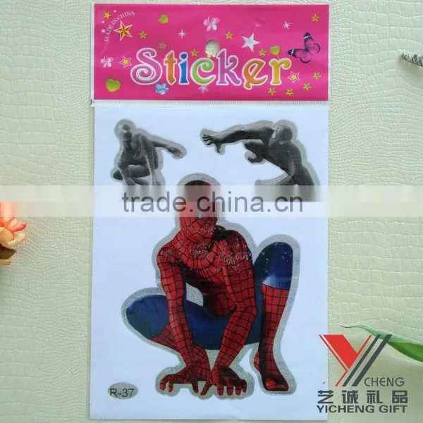 Custom Cartoon Pvc Laser Sticker
