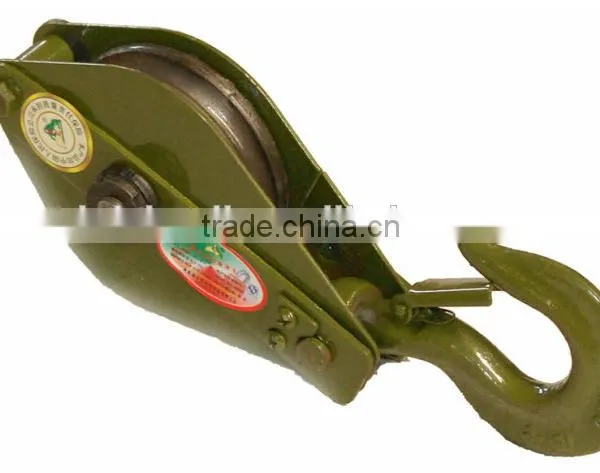 Drop Forged Hardware Alloy Steel/carbon Steel Lifting Hoist Single Wheel Open Type Steel Lifting Hoist Pulley Block photo-3