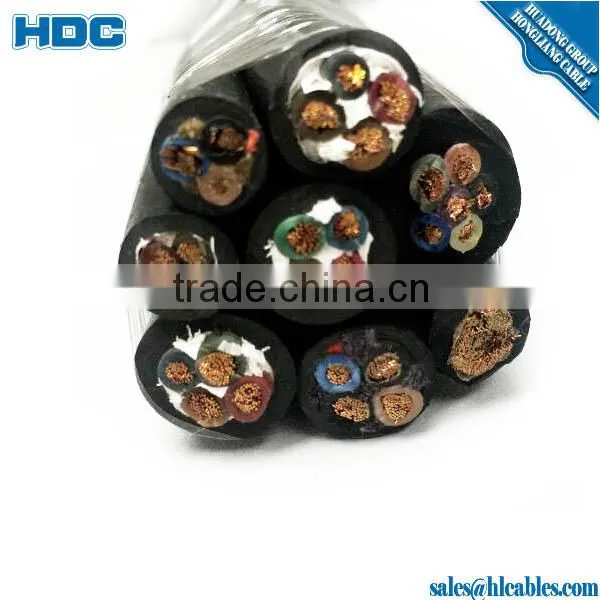 1/2/3/4/5Cores 450/750v 1.5-150mm2 IEC GB/T ASTM Heavy-type General Rubber Sheathed Flexible Cable photo-4
