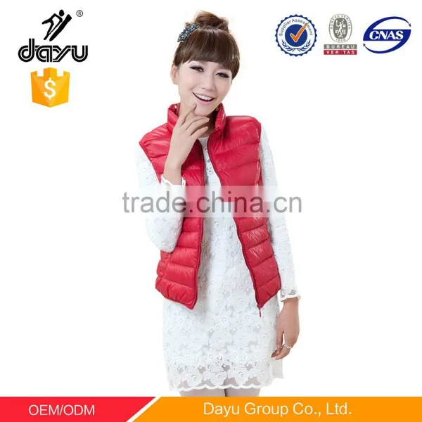Express Waistcoat Designs for Girls Cheap Down Vest for Winter Autumn Season Casual Jacket Without Sleeves photo-3