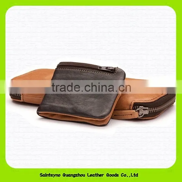 15603B Fashion Leisure Cow Leather Simple Classic Men's Wallet photo-5