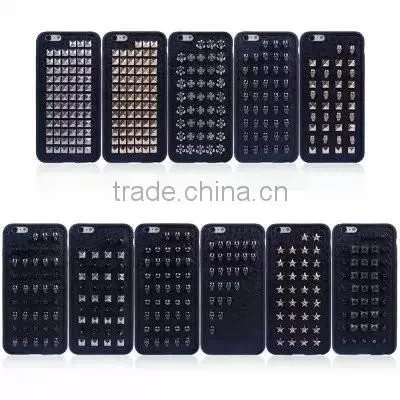Wild Handmade TPU Case for Iphone5 With 3D Metal Rivet