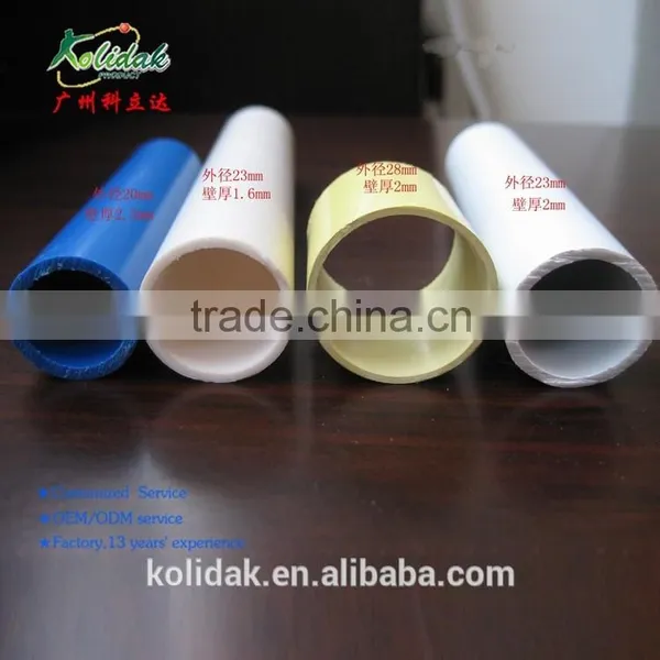 Colorful Rigid PVC Plastic Pipe Extrusions