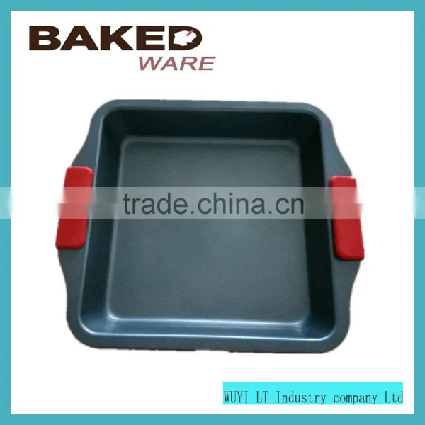 Bread Baking Pans Square Tube Pan With Silicone Handle photo-3
