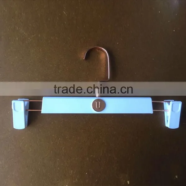 Metal Label Plastic Hanger Clip Hanger for Trousers