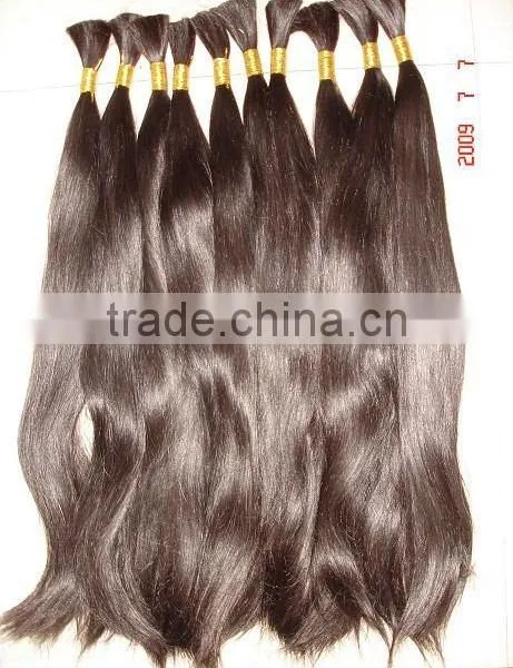 Human Hair /hair Products/color Hair/remy Hair/1B# Remy Human Hair Bulk