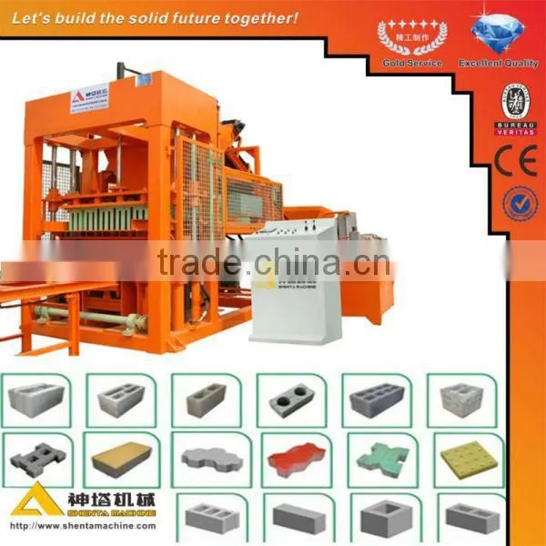 Construction Machinery for Sale, Qt5-15 Automatic Concrete Block Making Machine in Myanmar photo-2