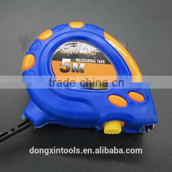Beautiful Color Double Locks Measure Tape Auto Lock Steel Measuring Tape photo-5
