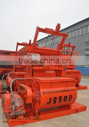 500kg Capacity Mixer JS500 Electric Mini Concrete Mixer photo-4