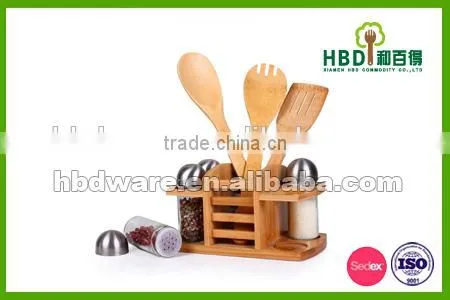 2016 Best Selling Premium Custom Made Glass Bottle Spice Rack Set,salt and Pepper Shakers photo-4