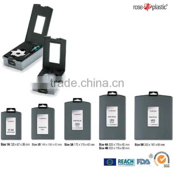 PP Transparent PVC Clear Visible or PE Colored Plastic Packaging Box for Stepped Drill Rose Box BR photo-6