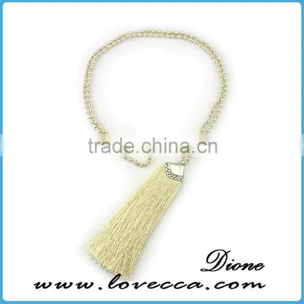 Good Quality Wholesale Fashion Beads Stone Tassel Necklace Pendant photo-6