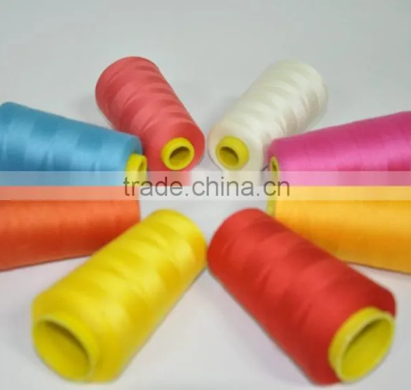 China Hubei 100% Polyester Spun Yarn 40/2 5000Yards 5000meters photo-2
