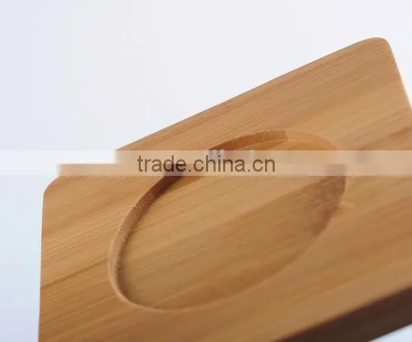 Custom Square Tea Cup Bamboo Wood Trivet Coaster Placemat Trivet Board photo-3