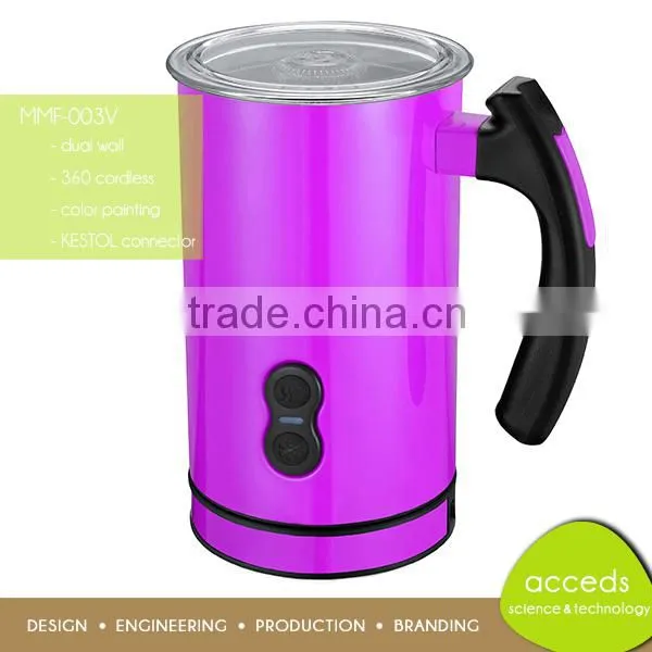 Protable Cordless With Handle Italian Coffee Milk Frother and Mixer