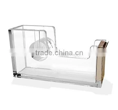 Acrylic & Gold Tape Dispenser by OfficeGoods - A Classic Design to Brighten Up Your Desk and Office photo-2