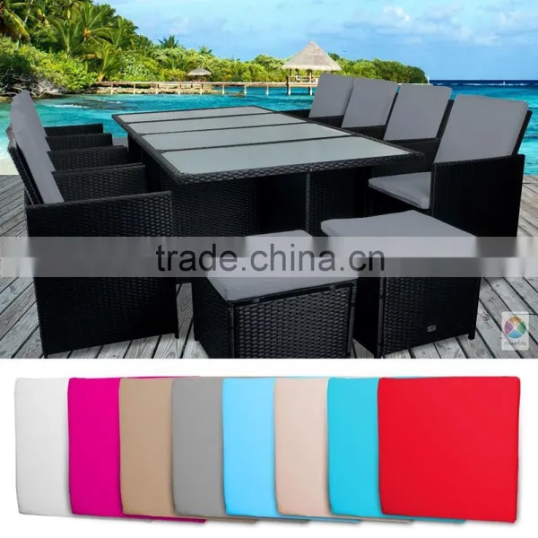 Outdoor Poly Rattan Furniture Cube Set, Vietnam High Quality Poly Rattan photo-3