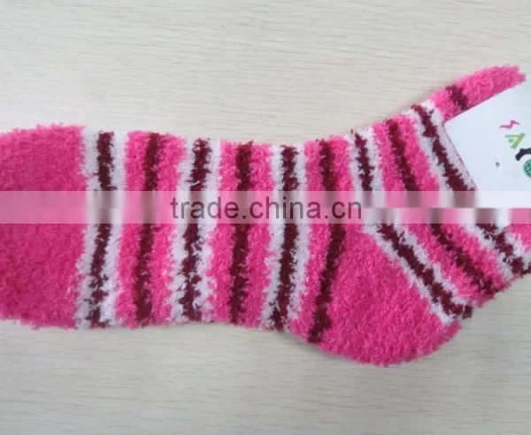 Fluffy Stripe Socks photo-2