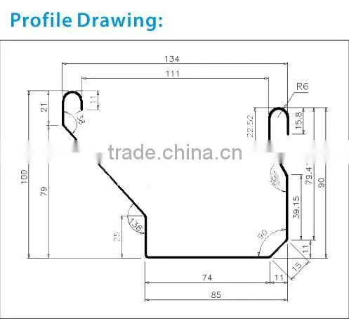 Gutter Roll Forming Machine Used for Metal Gutters Production in Hebei Botou JBL photo-2