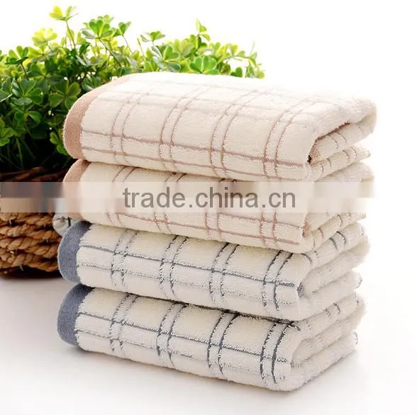 Checked Cotton Plain Dyed Face Towel photo-5