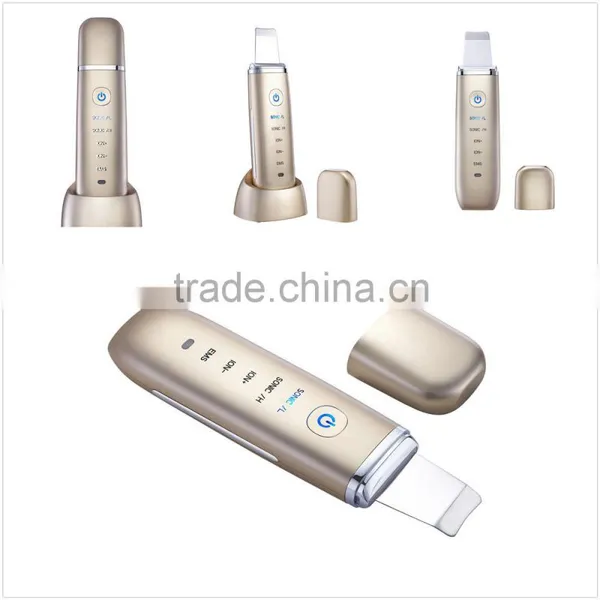 CosBeauty Popular Handportable Exfoliator Microcurrent Ultsonic Face Skin Scrubber Mini for Removing Dead Skin Blackhead Removal photo-2
