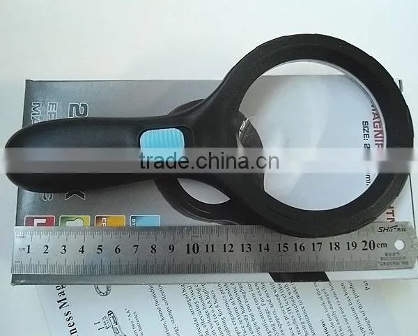 Kawachi 1.8X,5X 138mm Lens Handheld Big Magnifying Glass With LED Lights Glass Magnifier for Reading photo-6
