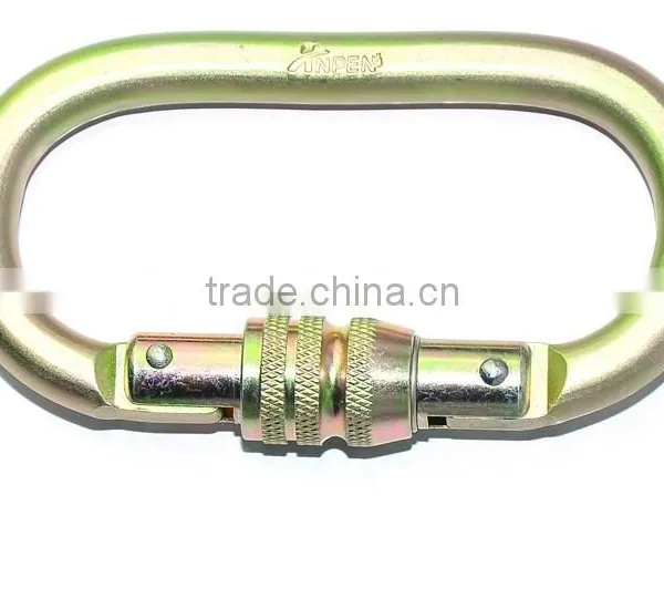 Oval Screwgate Locking Safety Steel Carabiner With EN 362, EN 12275 for Climbing Height Work/ Mountain Rescue photo-4