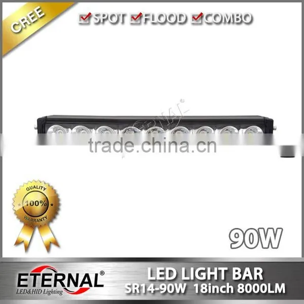 90W High Power Curved Light Bar Spot Flood Combo Marine Boat Motor Sports 4x4 Pick up Truck Trailer Lamp photo-2