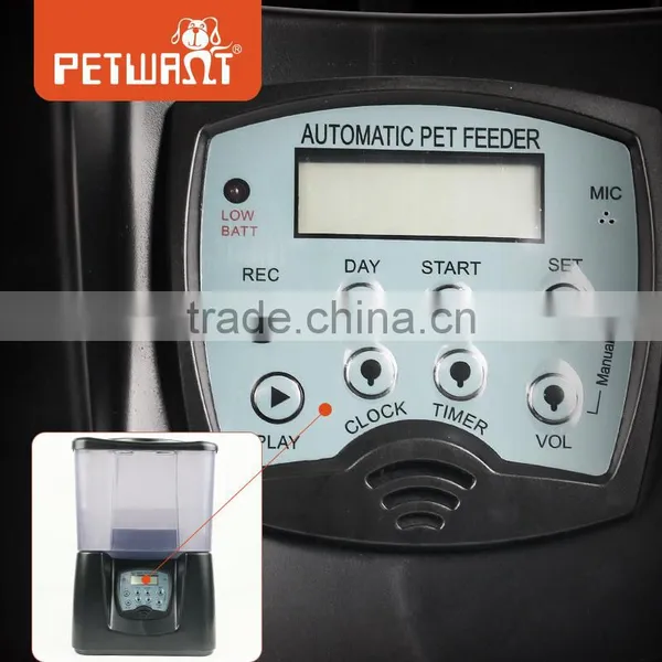 Automatic Pet Meal Dispenser Electric Cat Dog Dry Food Auto Portion Feeder photo-4