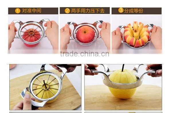 Stainless Steel Apple Cutter Corer Apple Slicer photo-6