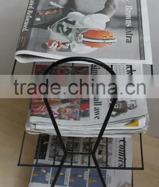 Mid Century Modern Wire Rack Magazine Stand photo-4