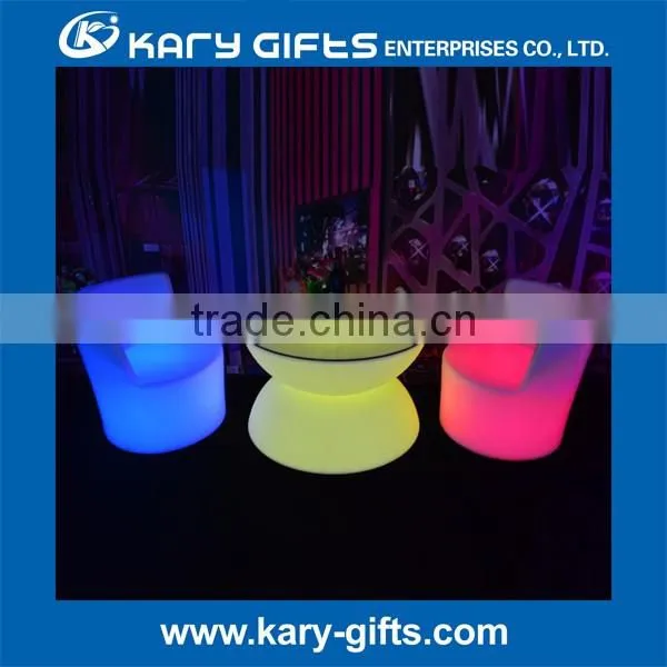 LED Lighting Plastic Coffee Table With rc Control and Battery AC Adapter Watorproof IP65 photo-4