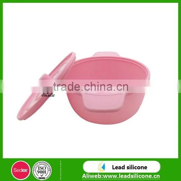FDA Soft Silicone Baby Bowl , Eco-friendly Silicone Bowl for Baby Feeding photo-3