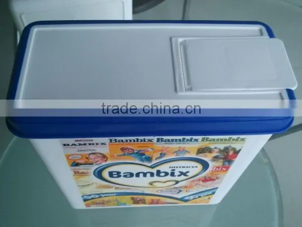 BPA Free PP/TPR Overmolding Milk Powder Can Pot Jar photo-3