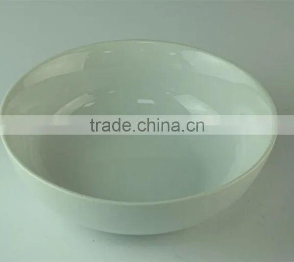 19cm White Ceramic Spaghetti Serving Bowl in Stock photo-2