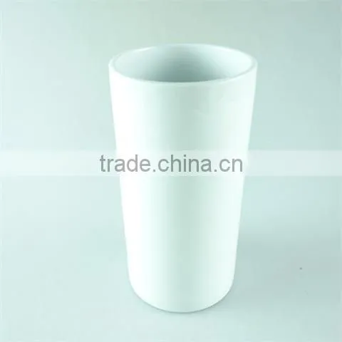 Lotion Dispenser, Toilet Brush Holder, Tumbler Accessory White Ceramic Bathroom Sanitary 3 Set photo-4