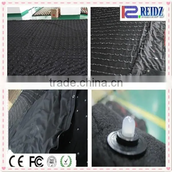 New WS2821 IC Flexible Able Rgb Stage Programmable Led Curtain Display photo-5