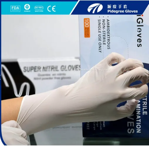 2017 Hot Sale Cheap Nitrile Glove Powder Free Nitrile Examination Gloves photo-3
