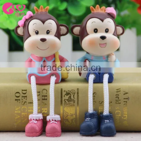 Monkey Monkey Doll Hanging New Gifts Resin Gifts Festive Ornaments Trumpet