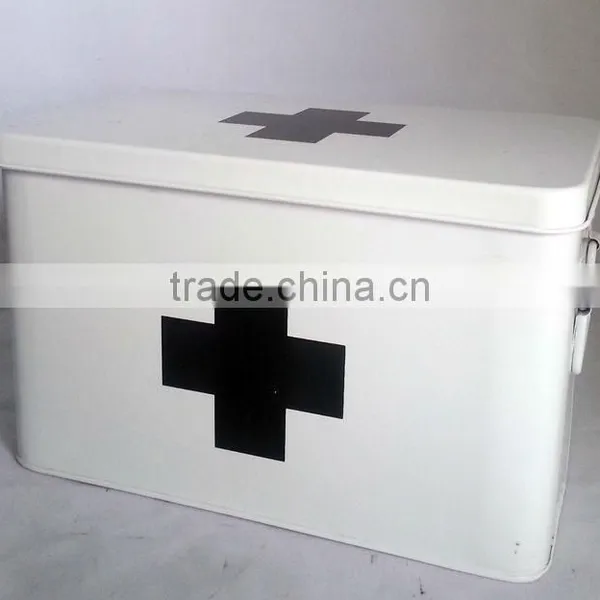 Metal Medicine Chest Medical Kit Emergency Box photo-3