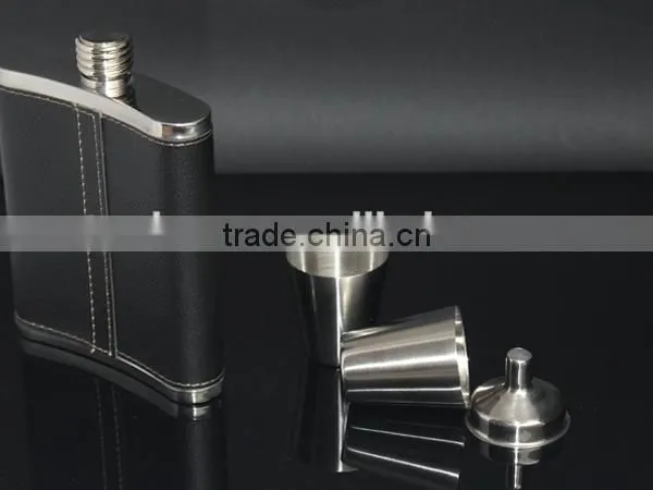 Hot Selling 7oz Stainless Steel Hip Flask Set photo-3