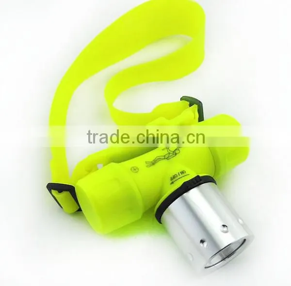 Waterproof T6 Diving Headlamp Light 10w LED Headlights Diving Flashlight Charging photo-3