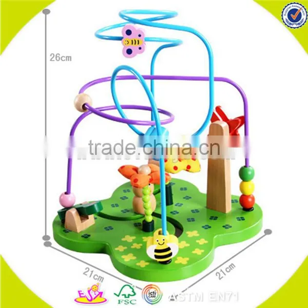 Wholesale Top Fashion Baby Wooden Toy Beads Popular Kids Wooden Toy Beads W11B073 photo-2